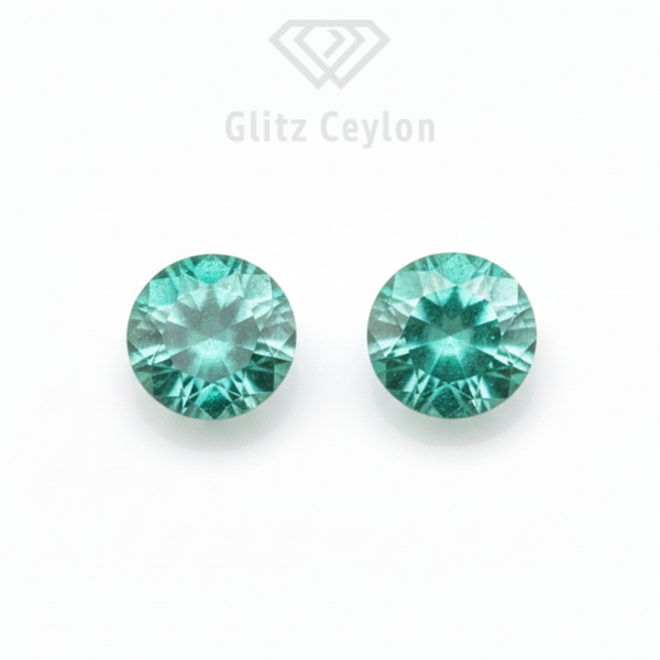0.37 CT Natural Emerald Pair