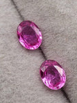 1.20 Carat Natural Pink Sapphire Pair Unheated