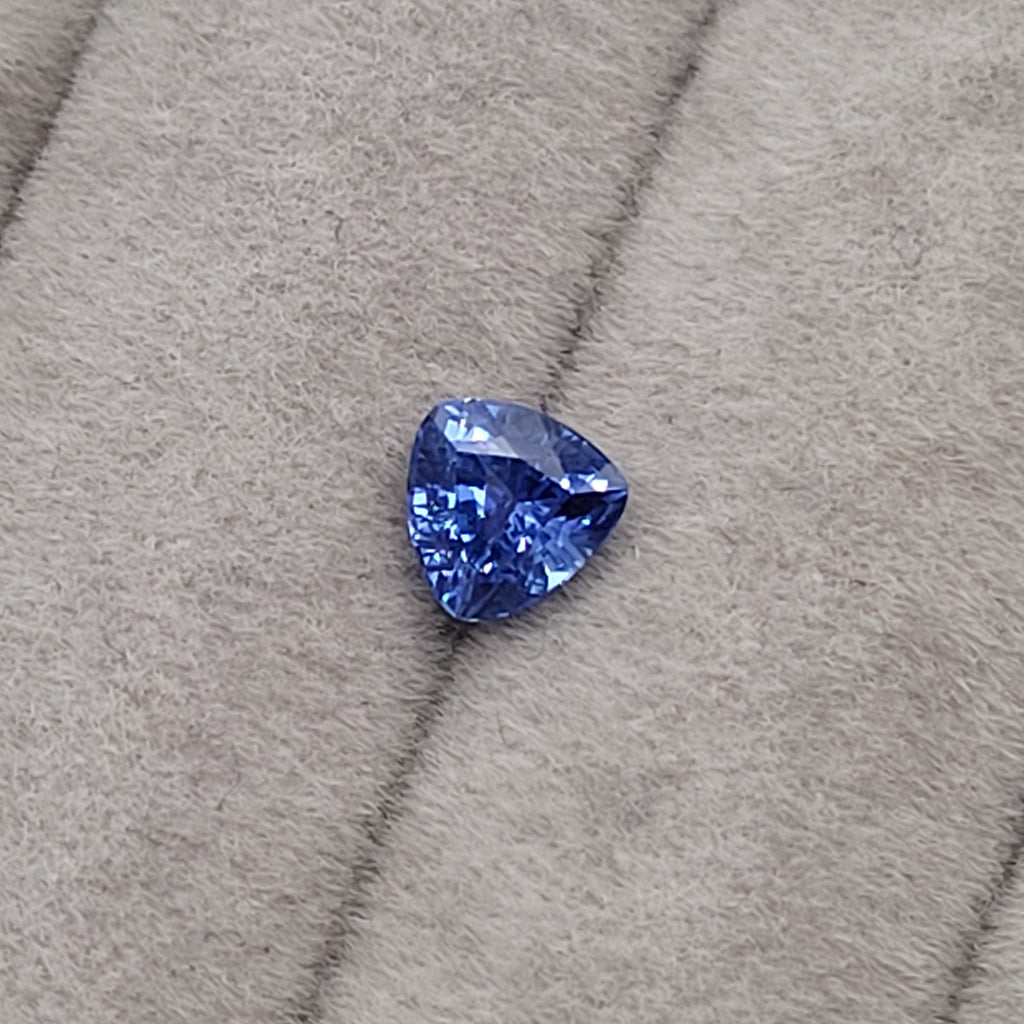 1.13 CT Natural Blue Sapphire - Unheated_grey_background