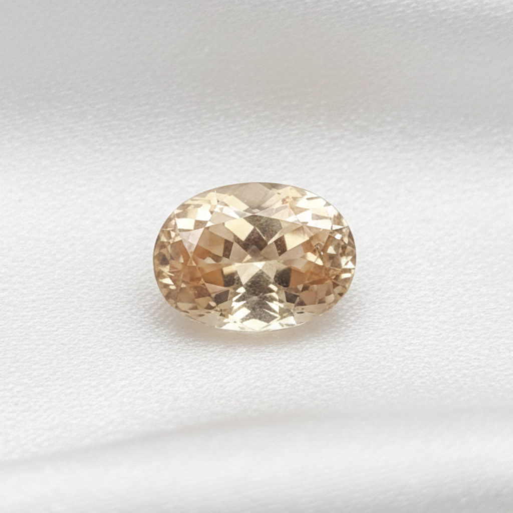 1.15 CT Natural Peach Sapphire - Unheated_silky_background