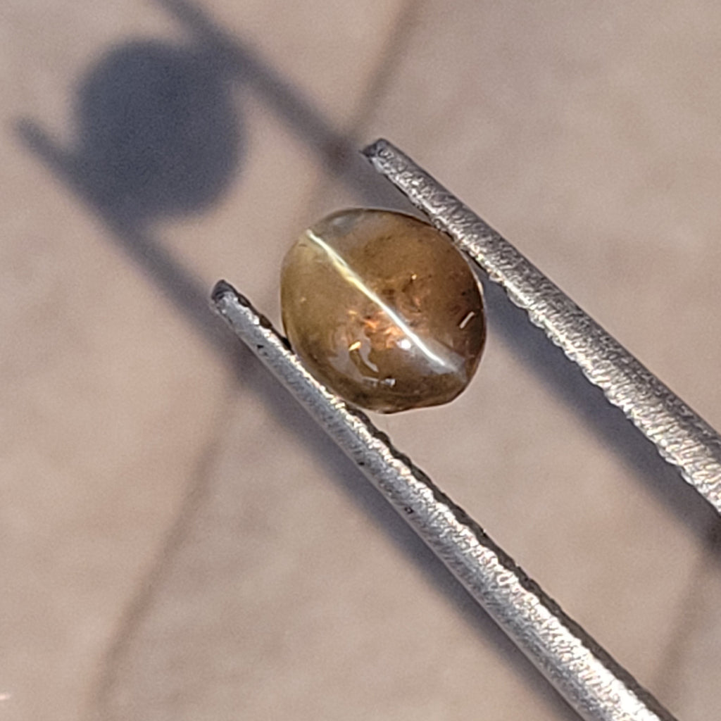 1.15 Carat  Natural Colour Change Cat's Eye_incandescent_light