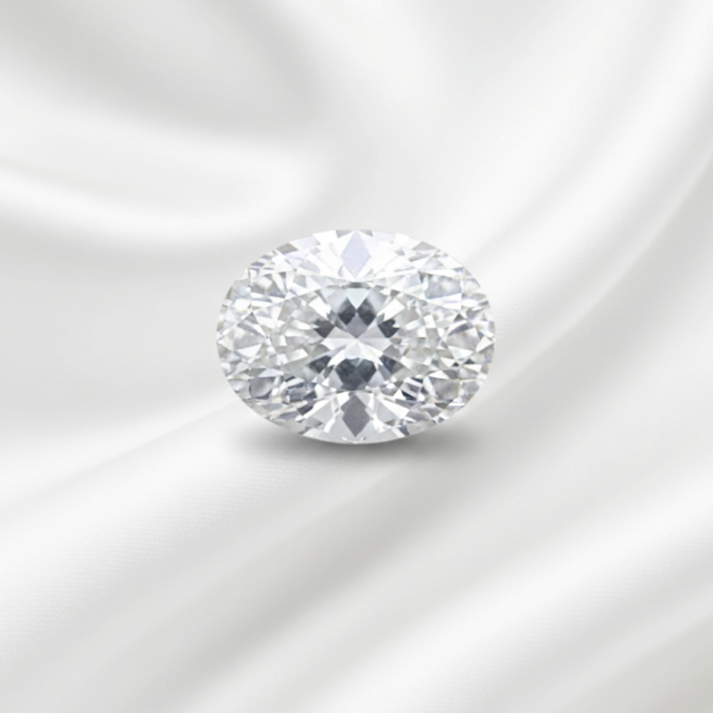 1.17 CT Natural White Sapphire - Unheated_silky_background