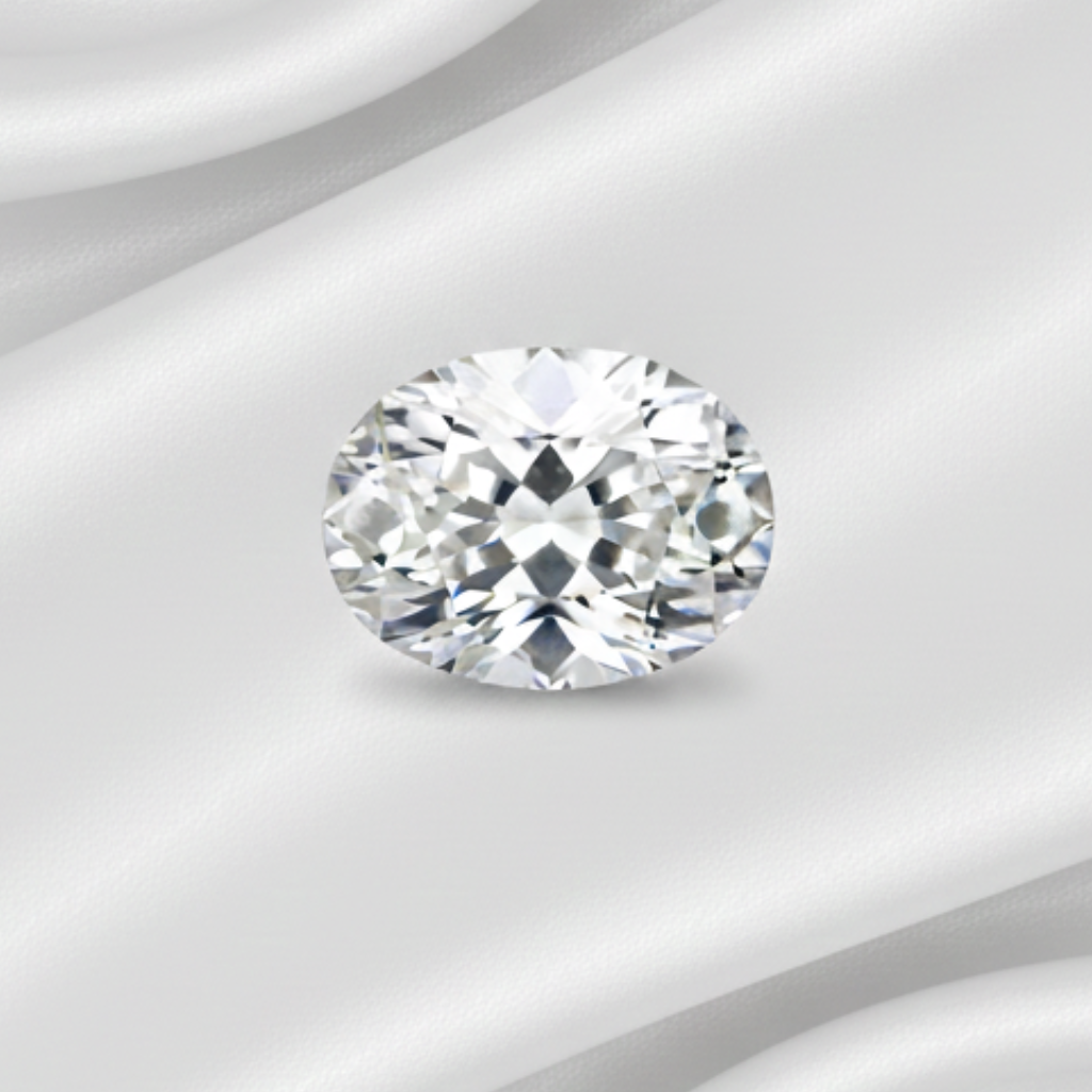 1.25 CT Natural White Sapphire - Unheated_silky_background