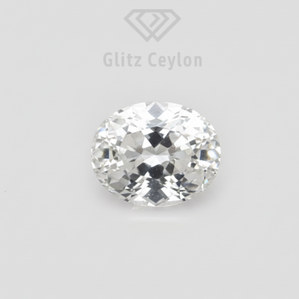 1.45 CT Natural White Sapphire - Unheated_grey_background2