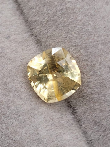 1.50 Carat  Natural Yellow Sapphire Unheated