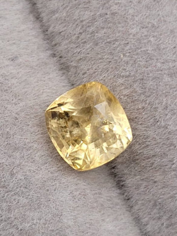 1.80 Carat  Natural Yellow Sapphire Unheated