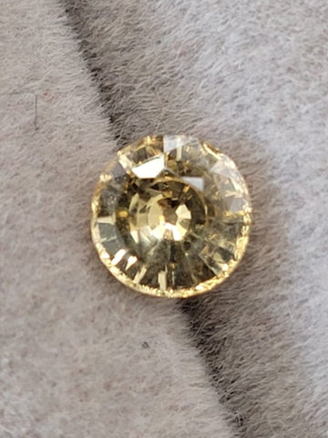 1.00 Carat  Natural Yellow Sapphire Unheated