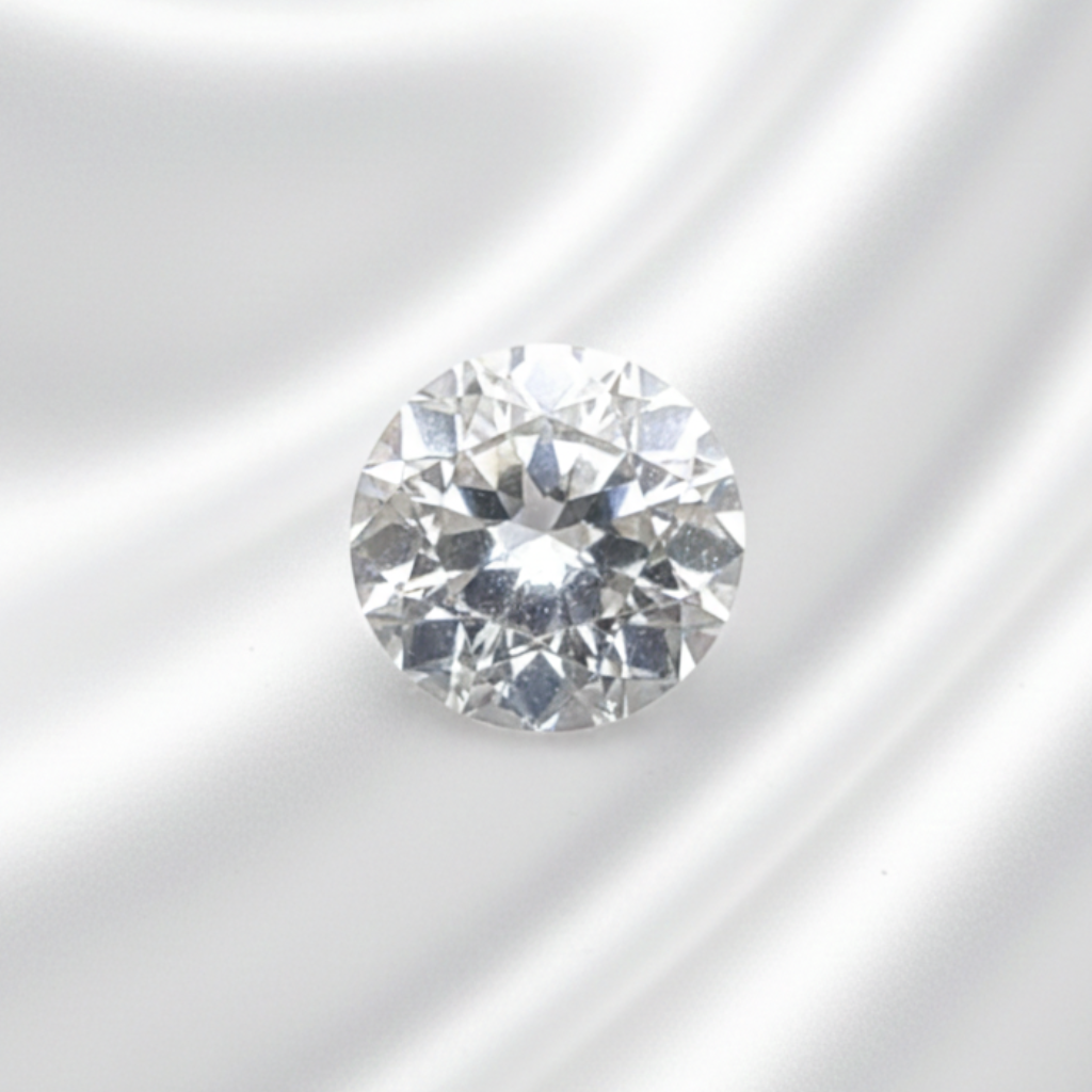 2.08 CT Natural White Sapphire - Heated_silky_background