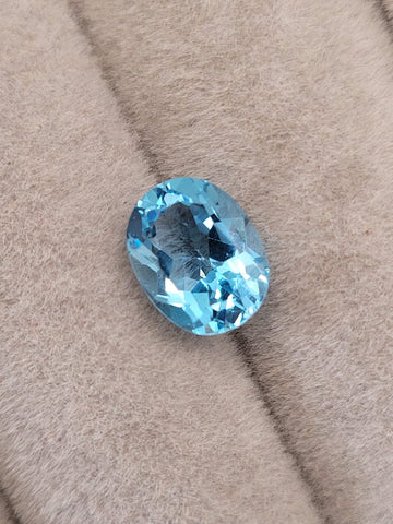 2.60 Carat  Natural Blue Topaz