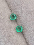 3.5mm  Natural Emerald Pair Untreated