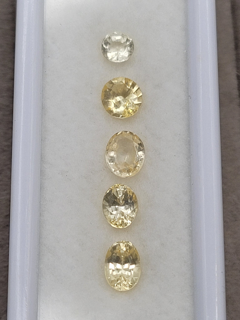 3.70 CT Natural Yellow Sapphire Lot - Unheated_white_background2