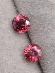 3.7 mm  Natural Ruby Pair Unheated