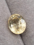 3.90 Carat  Natural Yellow Sapphire Unheated