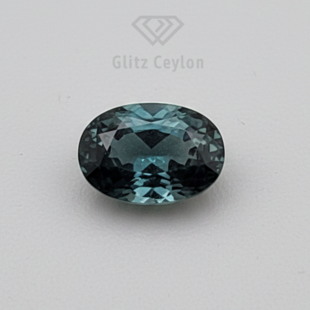 4.05 CT Natural Teal Sapphire - Unheated_white_background
