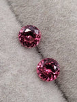 4.1 mm  Natural Ruby Pair Unheated