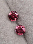 4.5 mm  Natural Ruby Pair Unheated