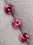 4.5 mm  Natural Ruby Set of 3 Unheated