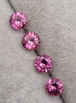 4.0 mm  Natural Padparadscha Set of 4 Unheated