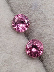 4.0 mm  Natural Padparadscha Pair Unheated