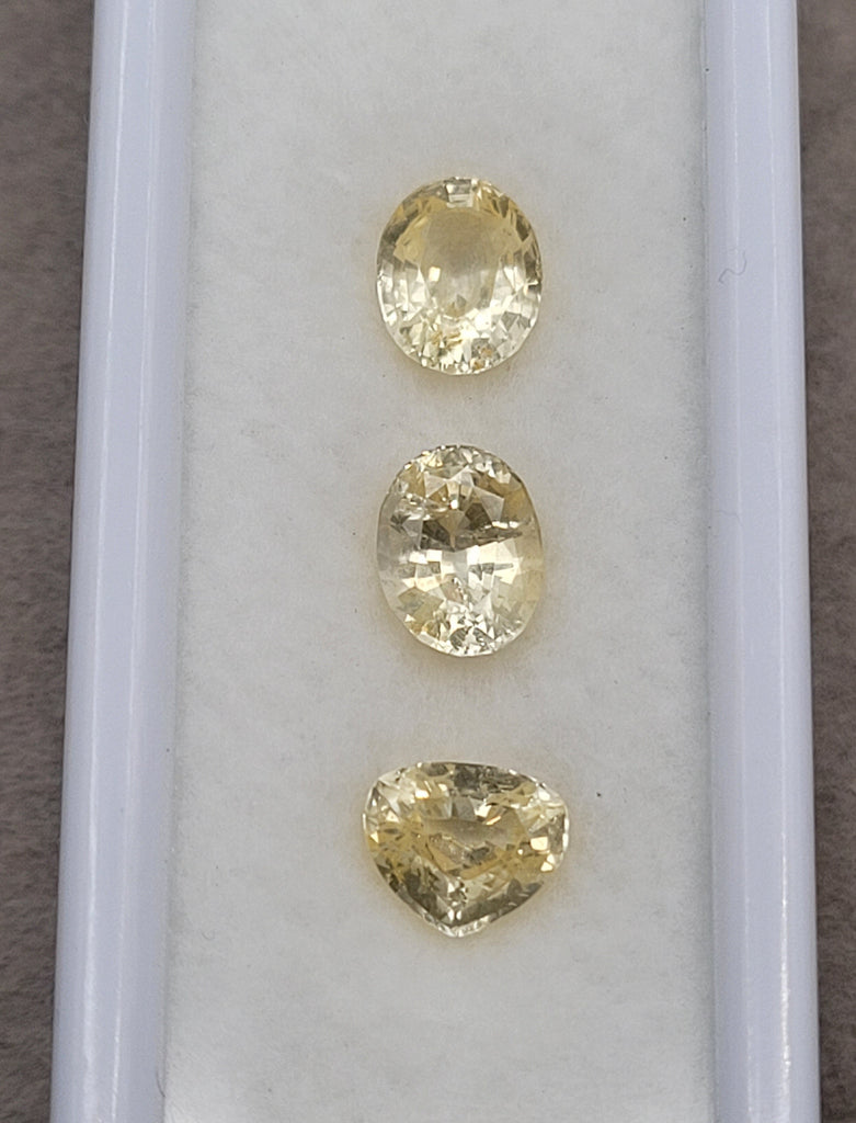 5.00 CT Natural Yellow Sapphire Lot - Unheated_white_background2