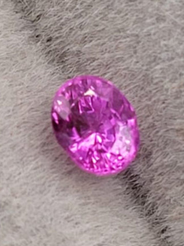 0.55 Carat  Natural Pink Sapphire Unheated