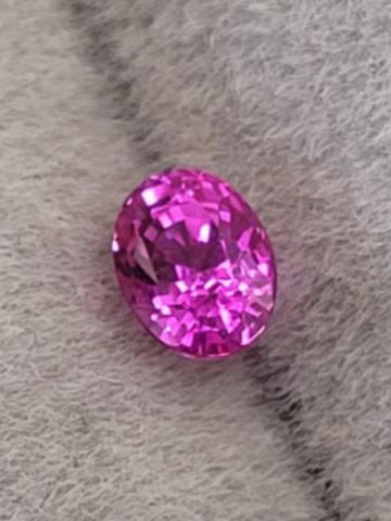 0.45 Carat  Natural Pink Sapphire Unheated