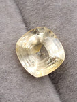 3.65 Carat  Natural Yellow Sapphire Unheated