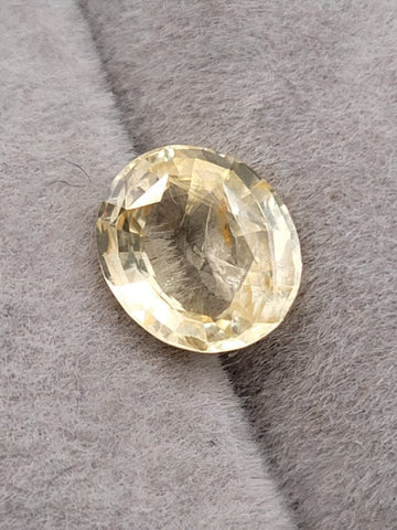 2.05 Carat  Natural Yellow Sapphire Unheated