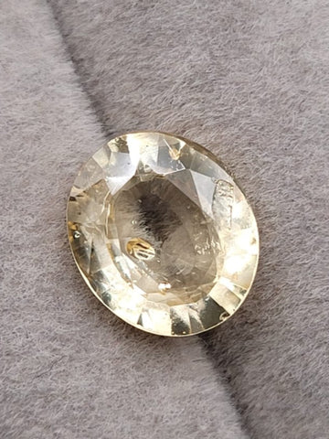 3.75 Carat  Natural Yellow Sapphire Unheated