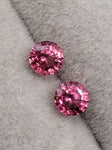 4.5 mm  Natural Padparadscha Pair Unheated