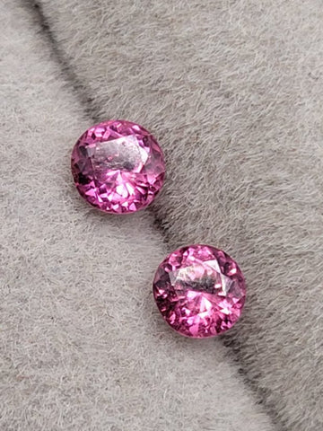 4.0 mm  Natural Ruby Pair Unheated