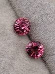 3.9 mm  Natural Ruby Pair Unheated