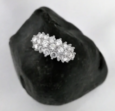 White Sapphire - Ladies Ring ,Liz, Christchurch, NEW ZEALAND