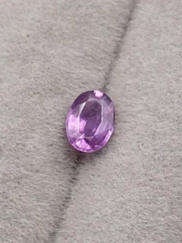 0.75 Carat Natural Purple Sapphire  Unheated