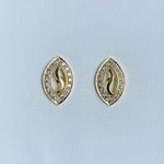 Shell Stud Earrings - USD 145