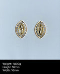 Shell Stud Earrings - USD 145