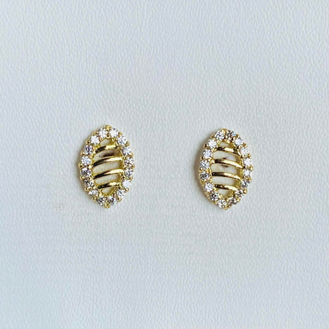 Shell Stud Earrings - USD 125