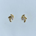 Flower Stud Earrings - USD 105