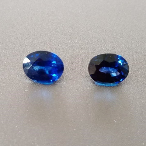 1.10 Carat Natural Blue Sapphire Pair - Unheated