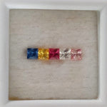 0.75 Carat Multicolor Natural Sapphires - Unheated